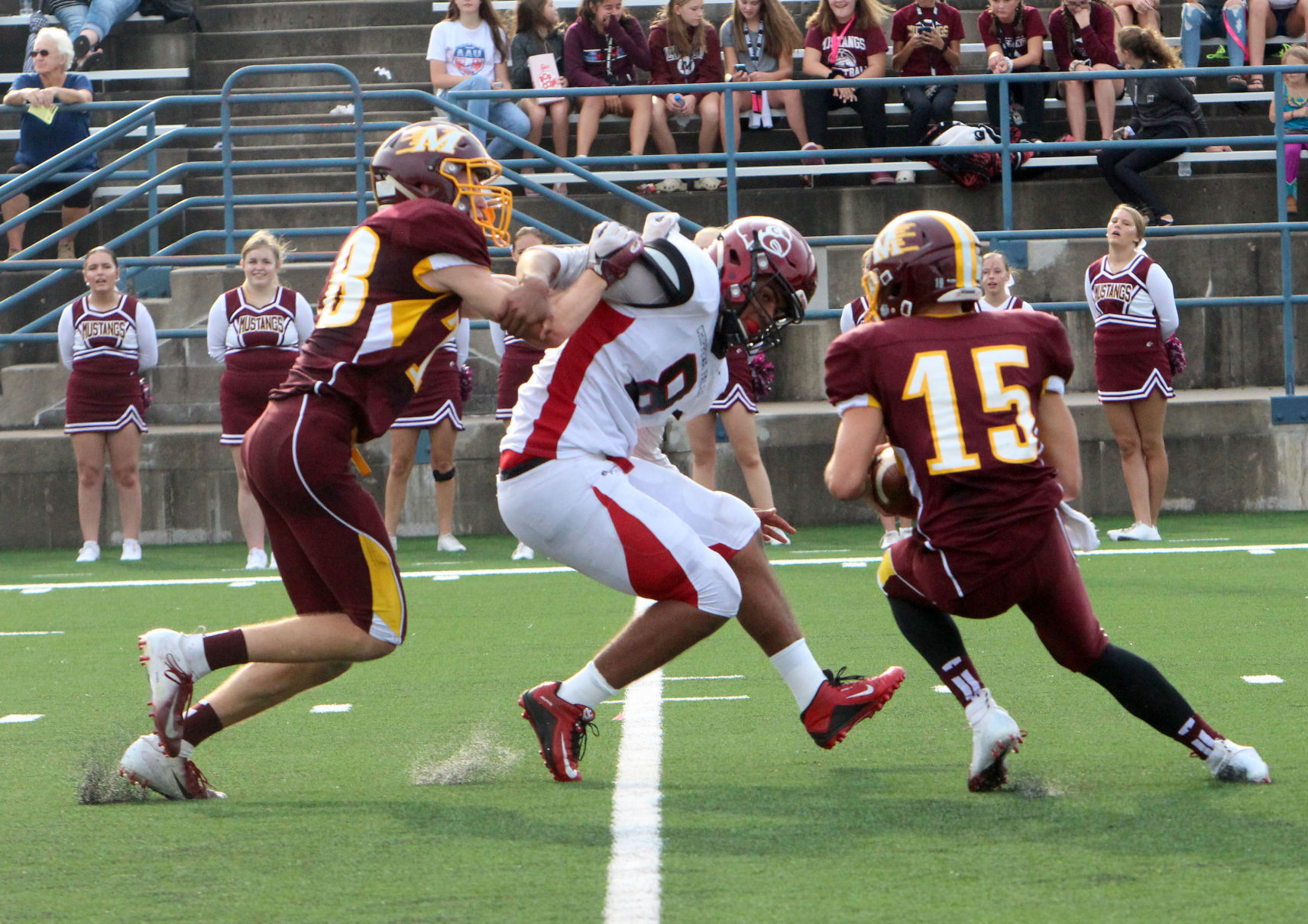 Chi-Hi football at Menomonie 8-31-18
